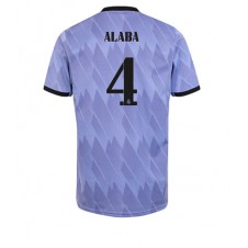 Real Madrid David Alaba #4 Bortatröja 2022-23 Korta ärmar